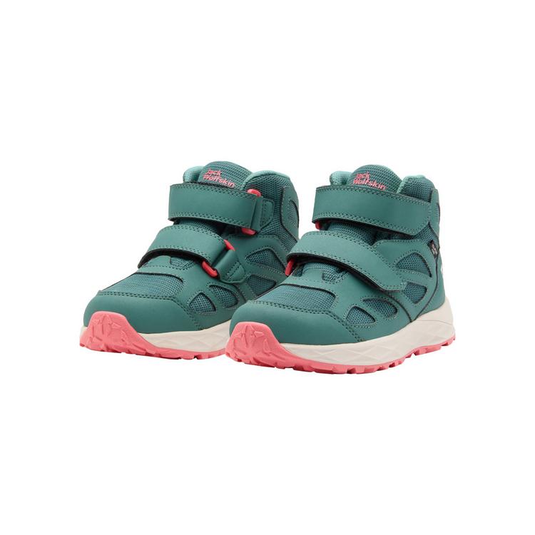 Jack Wolfskin Jack Wolfskin WOODLAND 2 TEXAPORE MID VC K Wanderschuhe Kinder - jade green - 0 | SportScheck