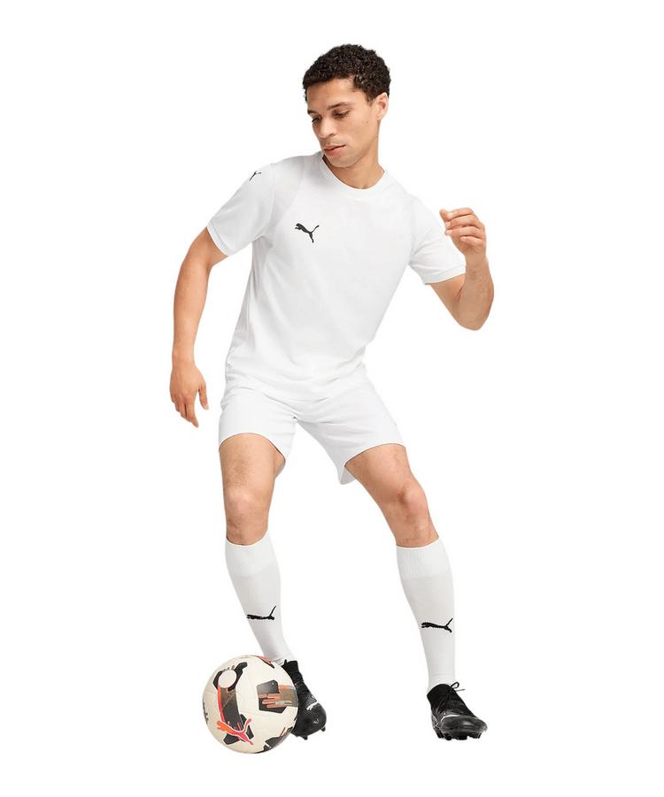 PUMA PUMA teamCup Short Fu&szlig;ballshorts Herren - weiss - 2 | SportScheck