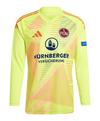 adidas 1.FC N&uuml;rnberg TW-Trikot 2024/2025 Trikot - gelb