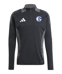 adidas FC Schalke 04 Halfzip Sweatshirt Sweatshirt - schwarz