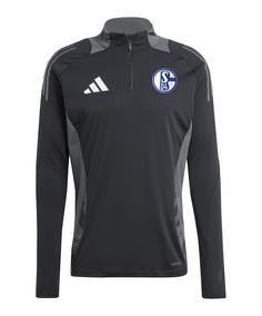 adidas FC Schalke 04 Halfzip Sweatshirt Sweatshirt schwarz