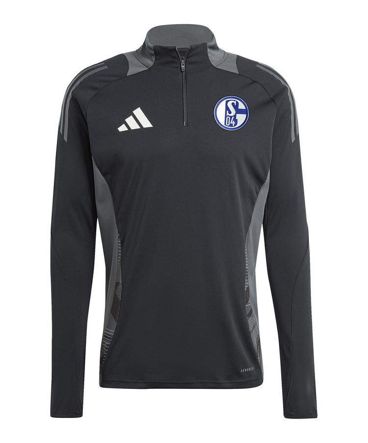 adidas adidas FC Schalke 04 Halfzip Sweatshirt Sweatshirt - schwarz - 0 | SportScheck