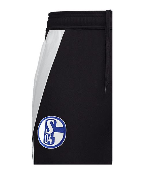 Rückansicht von adidas FC Schalke 04 Trainingshose Trainingshose schwarz