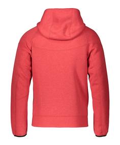 Rückansicht von Nike SC Freiburg Tech Fleece Hoody Sweatshirt rot