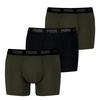 PUMA Boxershort Unterhose Herren - Schwarz/Gr&uuml;n