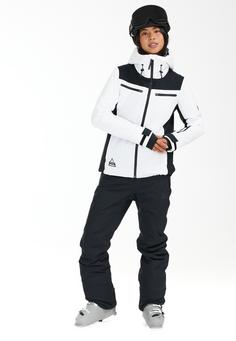 Rückansicht von SOS Valley Skijacke Damen 1002 White