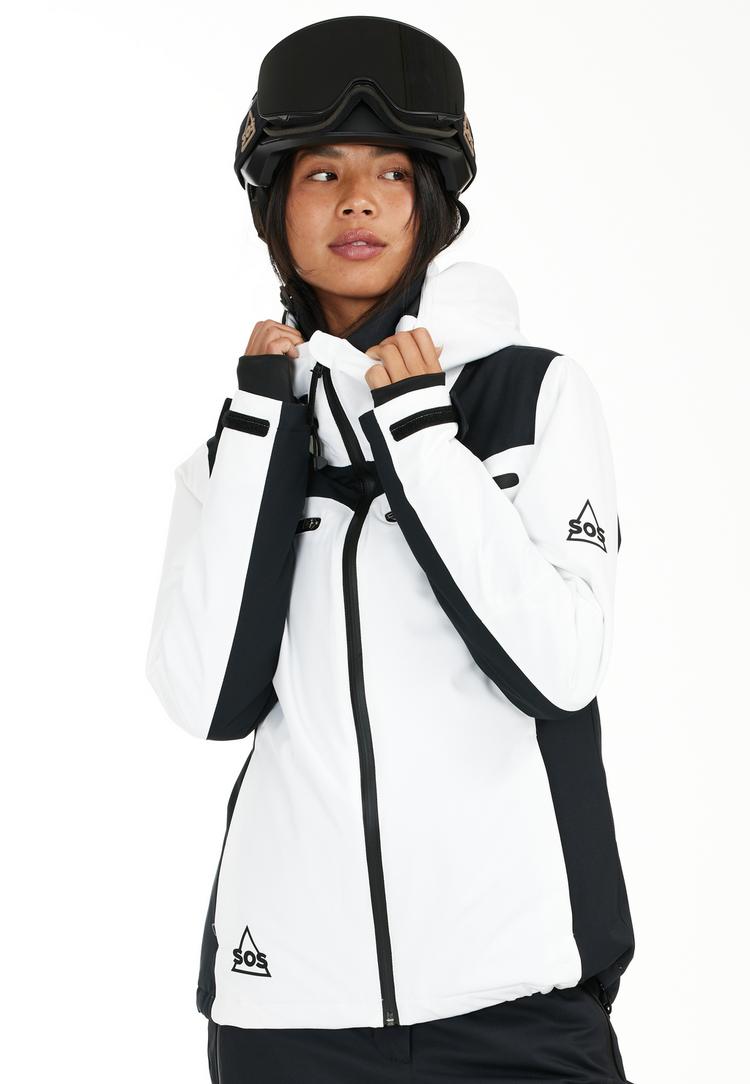 SOS SOS Valley Skijacke Damen - 1002 White - 1 | SportScheck