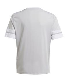 Rückansicht von adidas Squadra 25 Trikot Kids Fußballtrikot Kinder grauweiss