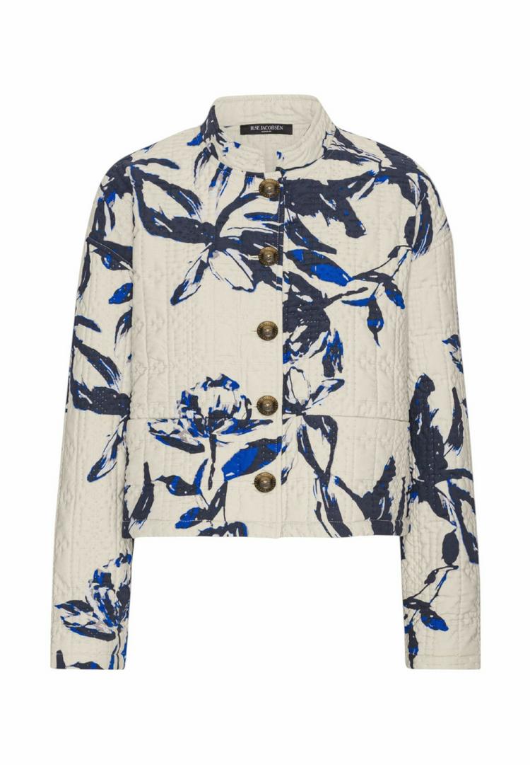 Ilse Jacobsen Ilse Jacobsen QUILTTO01P Steppjacke Damen - Beige Artsy Stroke Flower - 0 | SportScheck
