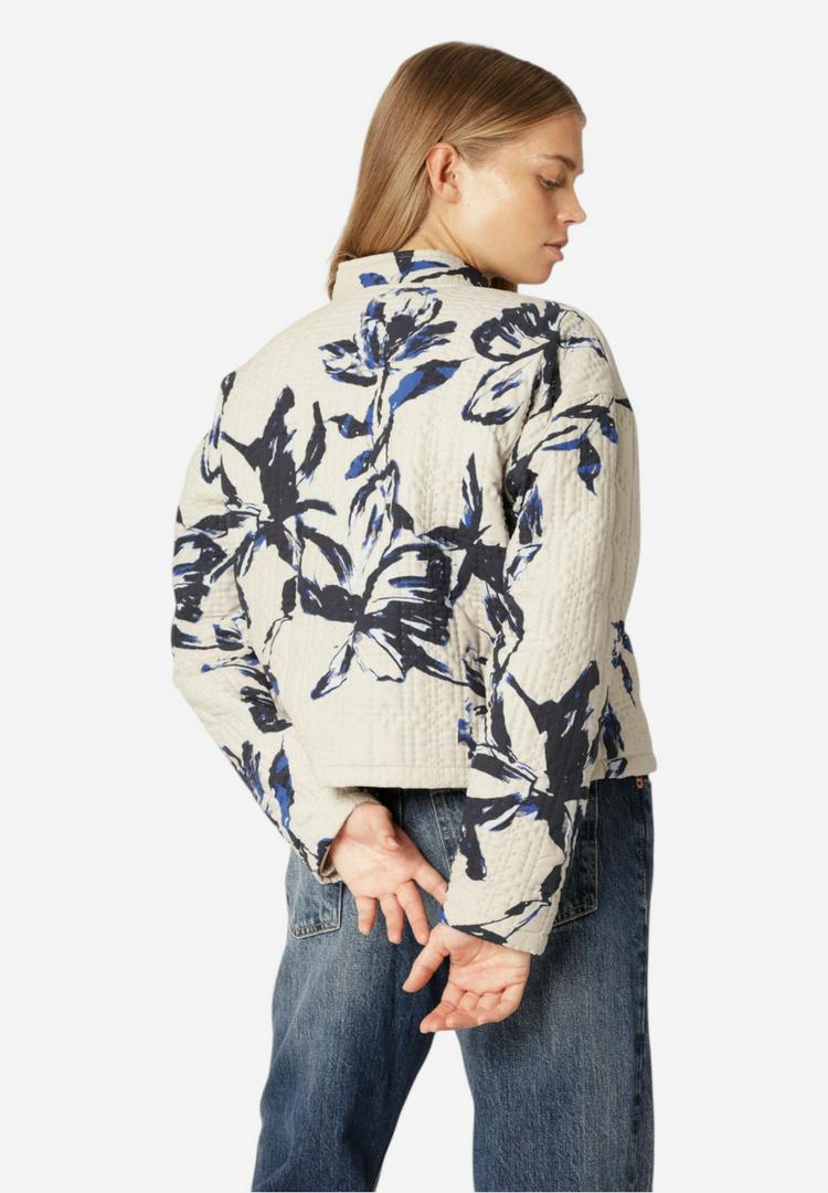 Ilse Jacobsen Ilse Jacobsen QUILTTO01P Steppjacke Damen - Beige Artsy Stroke Flower - 3 | SportScheck