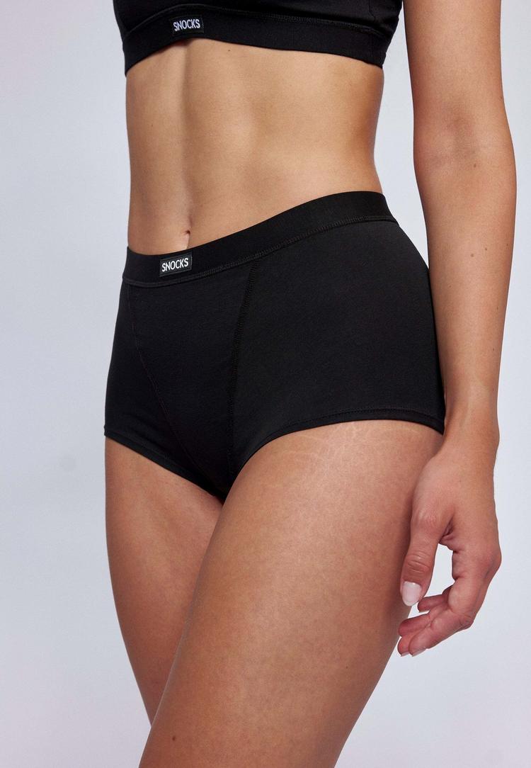 Snocks Snocks Retro Panties Unterhose Damen - Schwarz - 2 | SportScheck