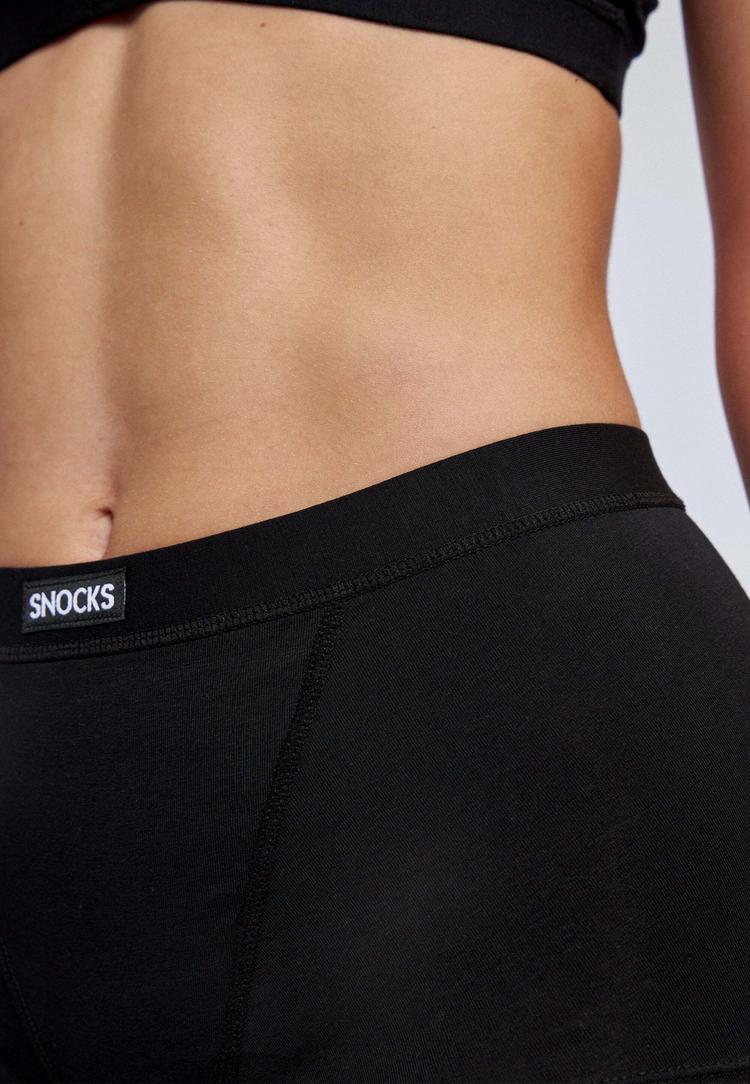 Snocks Snocks Retro Panties Unterhose Damen - Schwarz - 3 | SportScheck