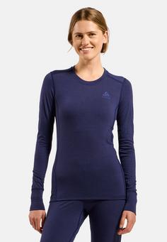 Rückansicht von Odlo MERINO 200 Funktionsshirt Damen eclipse(21120)