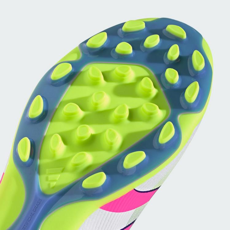 adidas adidas Predator League AG Fu&szlig;ballschuh Fu&szlig;ballschuhe - Cloud White / Lucid Pink / Lucid Lemon - 5 | SportScheck