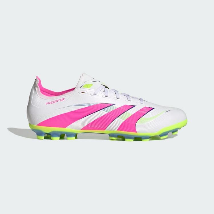 adidas adidas Predator League AG Fu&szlig;ballschuh Fu&szlig;ballschuhe - Cloud White / Lucid Pink / Lucid Lemon - 7 | SportScheck