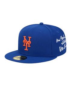 New Era Mlb Ny Mets Team Verbiage 59Fifty Cap Cap blau