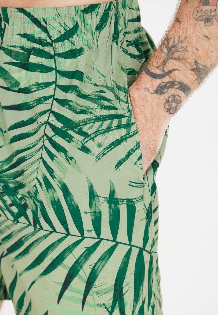 Cruz Cruz Toby Badehose Herren - Print 3615 Green tropic - 0 | SportScheck
