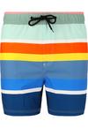 Cruz Toby Badehose Herren - Print 3624 Rainbow Stripe