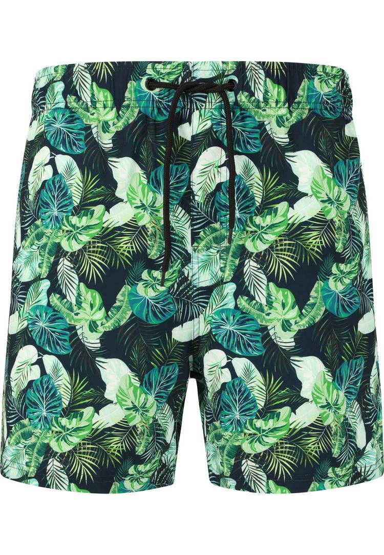 Cruz Cruz Toby Badehose Herren - Print 3621 Green Leaf - 0 | SportScheck