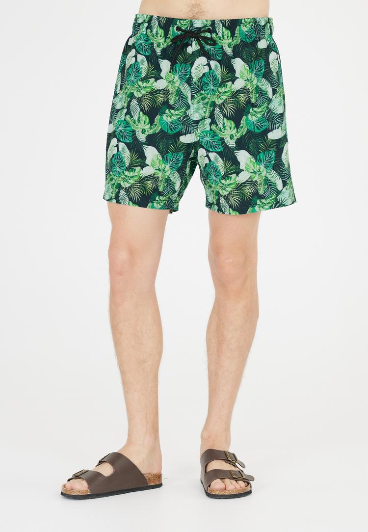 Cruz Cruz Toby Badehose Herren - Print 3621 Green Leaf - 1 | SportScheck
