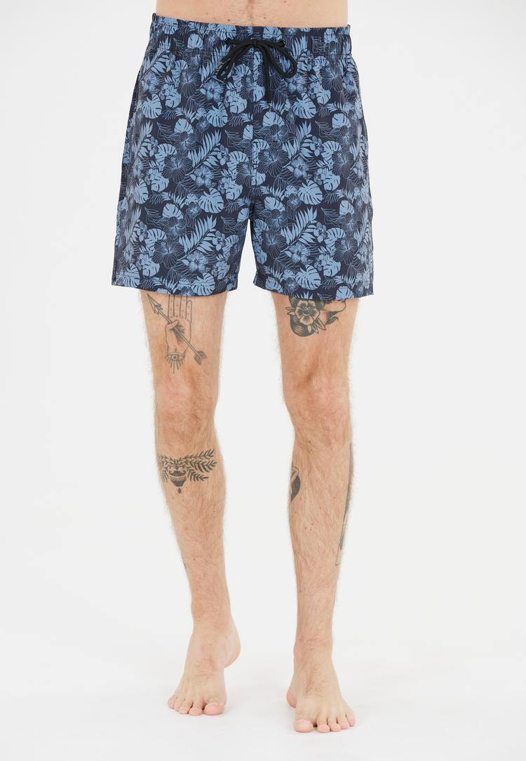 Cruz Cruz Toby Badehose Herren - Print 3614 Navy Tropical - 1 | SportScheck