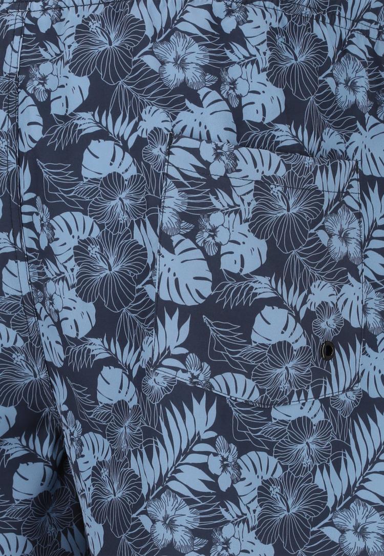 Cruz Cruz Toby Badehose Herren - Print 3614 Navy Tropical - 0 | SportScheck
