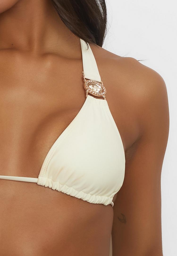 Moda Minx Moda Minx Amour Triangle Bikini Oberteil Damen - Ecru - 0 | SportScheck