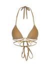 Moda Minx Lumiere Seychelles Bikini Oberteil Damen - Gold
