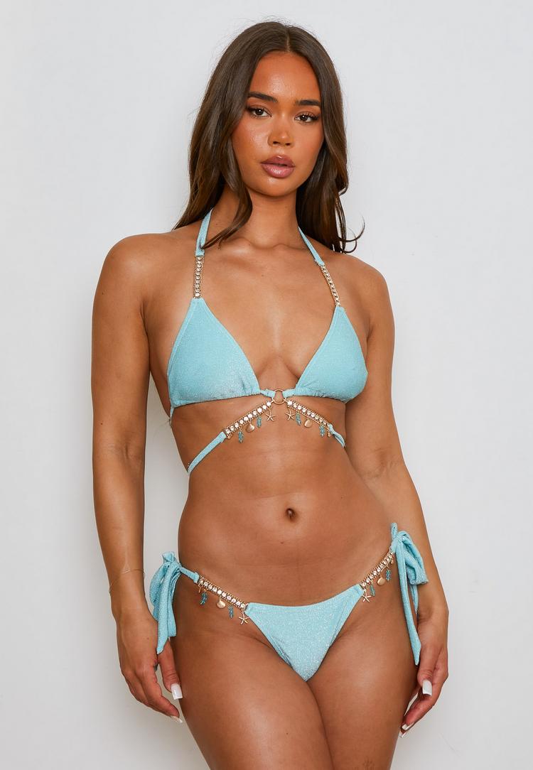 Moda Minx Moda Minx Lumiere Seychelles Bikini Oberteil Damen - Powder Blue - 0 | SportScheck