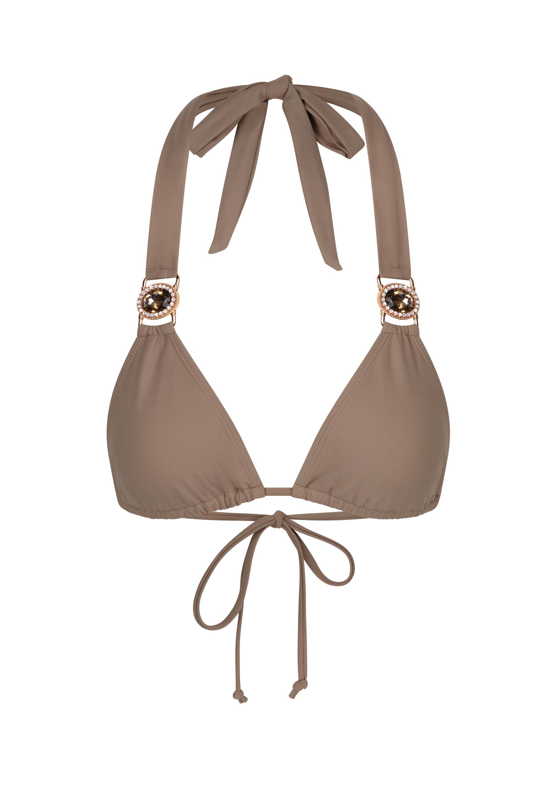 Moda Minx Amour Triangle Bikini Oberteil Damen - Stone