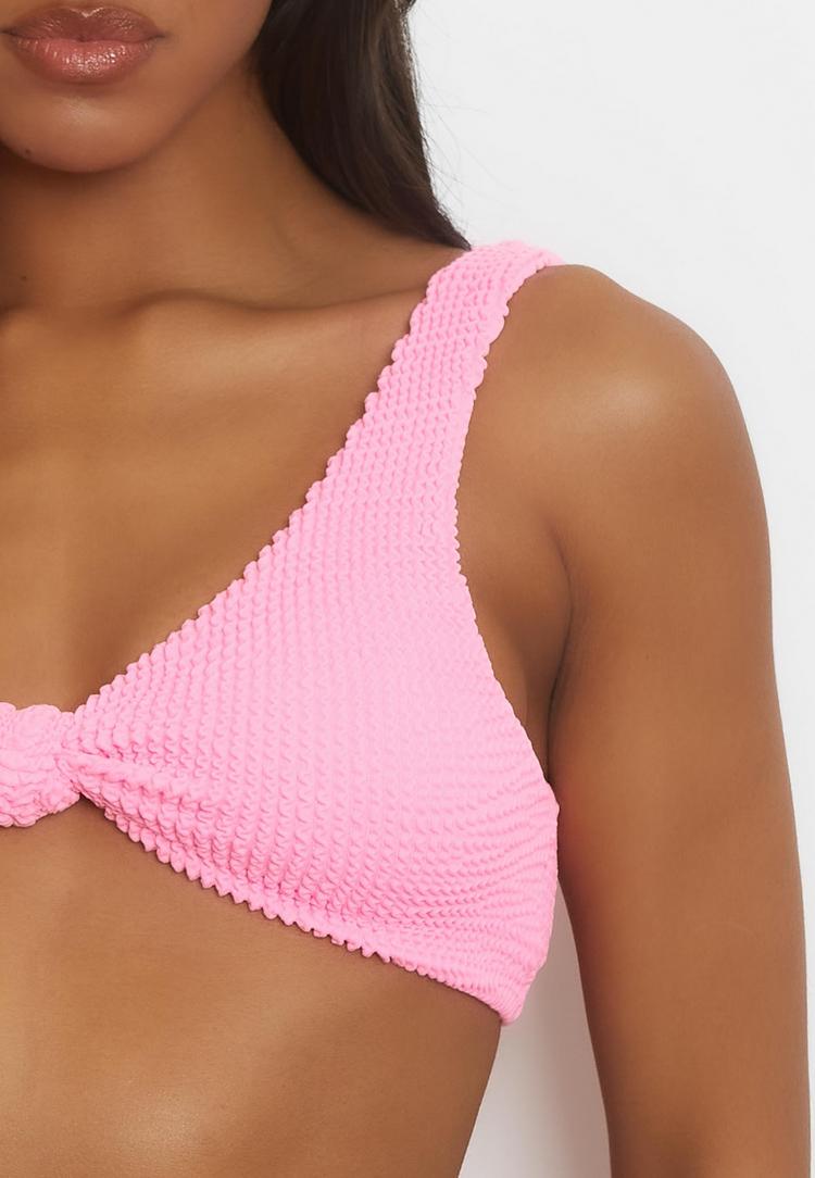 Moda Minx Moda Minx Scrunch Knot Bikini Oberteil Damen - Candy Pink - 0 | SportScheck