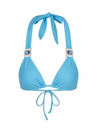 Moda Minx Amour Triangle Bikini Oberteil Damen - Powder Blue