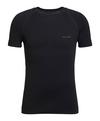 Falke Light Shortsl. Shirt Regular Funktionsshirt Herren - black (3000)
