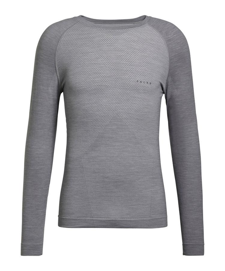 Falke Falke Light Longsleeve Regular Funktionsshirt Herren - grey-heather (3757) - 0 | SportScheck