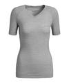 Falke Light Shortsl. Shirt Regular T-Shirt Damen - grey-heather (3757)