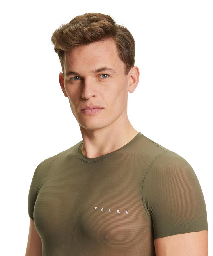 Falke Falke UL C Shortsleeved Shirt Regular m Funktionsshirt Herren - herb (7754) - 4 | SportScheck