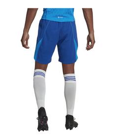 Rückansicht von adidas Tiro 23 Pro Torwartshort Torwarthose Herren blau
