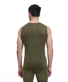 Rückansicht von Falke Warm Funktionstop Herren herb (7754)
