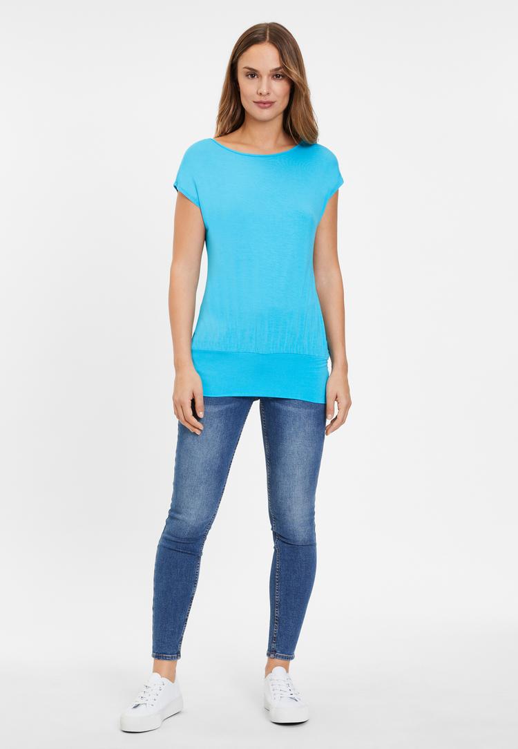 Lascana Lascana Longshirt Longshirt Damen - t&uuml;rkis - 1 | SportScheck