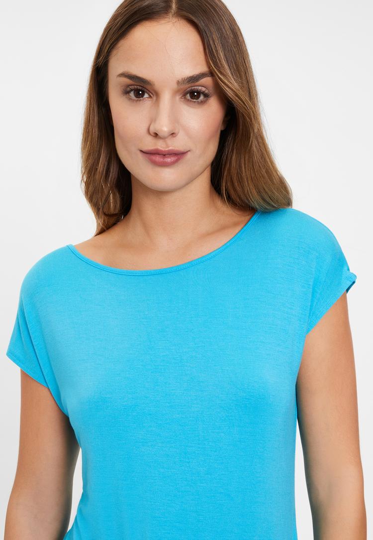 Lascana Lascana Longshirt Longshirt Damen - t&uuml;rkis - 3 | SportScheck