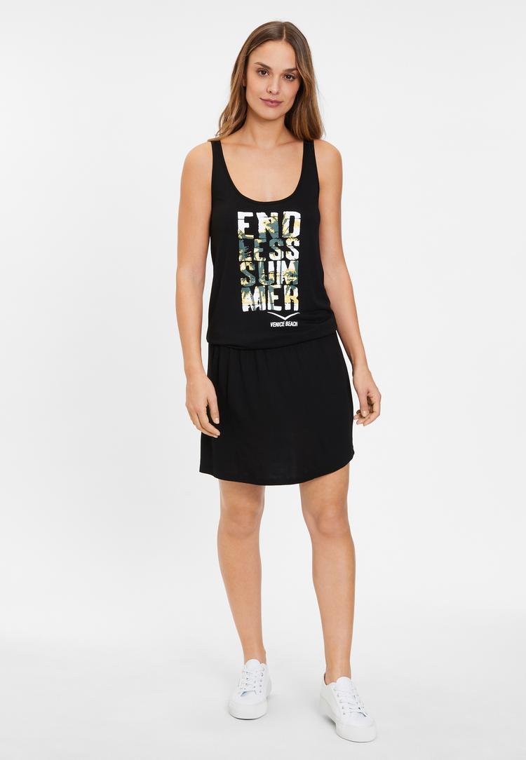 VENICE BEACH VENICE BEACH Strandkleid Tr&auml;gerkleid Damen - schwarz - 0 | SportScheck