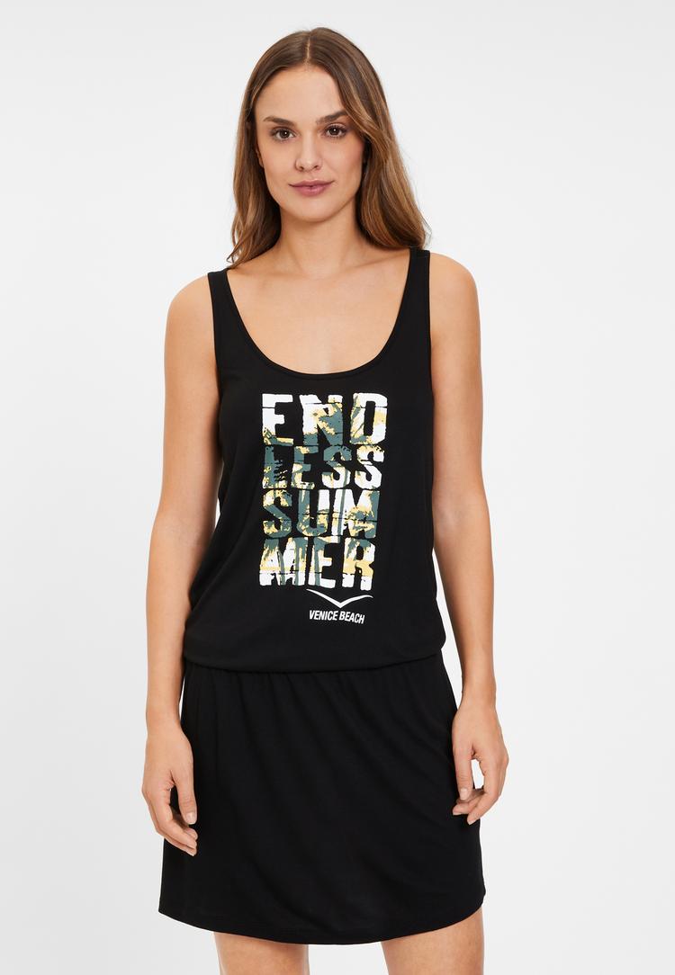 VENICE BEACH VENICE BEACH Strandkleid Tr&auml;gerkleid Damen - schwarz - 2 | SportScheck