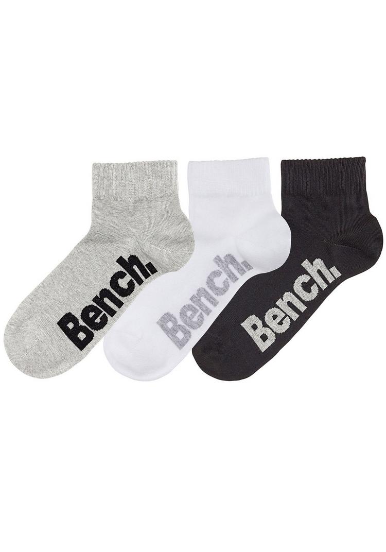 Bench Bench Kurzsocken Socken - schwarz - wei&szlig; - grau - 0 | SportScheck
