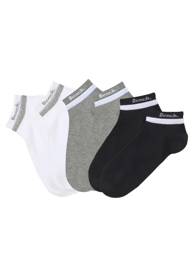 Bench Bench Kurzsocken Socken Damen - wei&szlig;-schwarz-grau - 0 | SportScheck