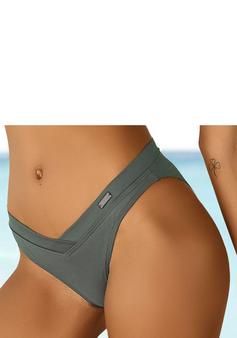 Rückansicht von Lascana Bikini-Hose Bikini Hose Damen oliv