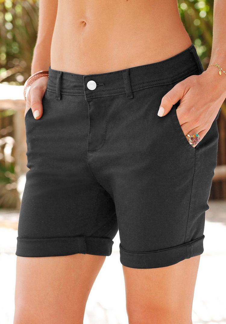 Lascana Lascana Bermudas Bermudas Damen - schwarz - 1 | SportScheck