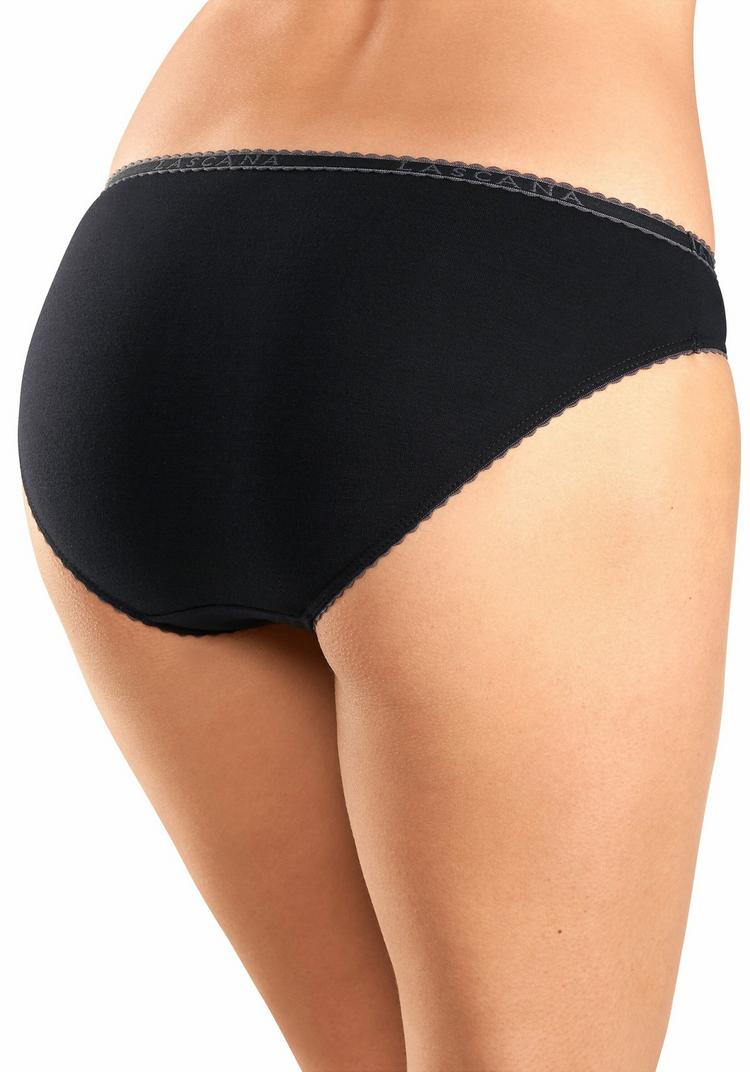 Lascana Lascana Slip Unterhose Damen - schwarz - anthrazit - 2 | SportScheck