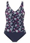 Lascana Badeanzug Badeanzug Damen - marine-bedruckt