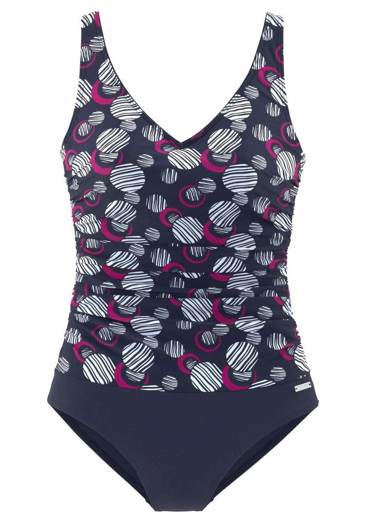 Lascana Lascana Badeanzug Badeanzug Damen - marine-bedruckt - 0 | SportScheck