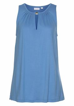 Lascana Tanktop Tanktop Damen blau